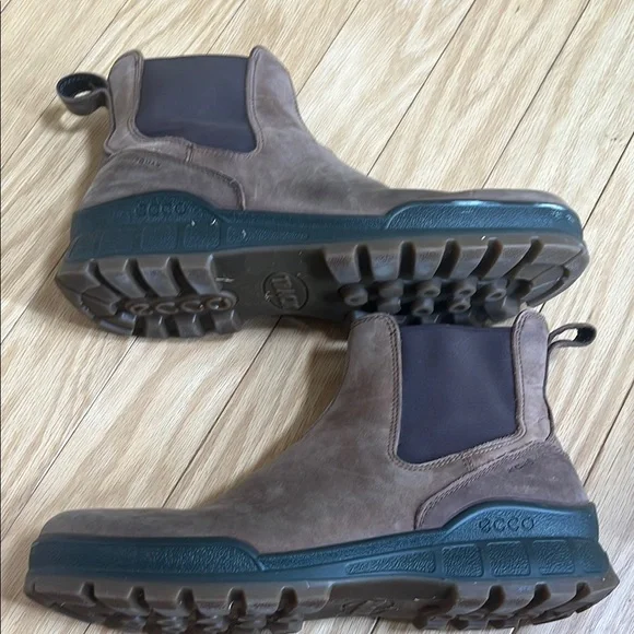 ECCO Men\'s Track 25 Hydromax Water Resistant Chelsea Boot Amazon.com | ECCO Track 25 HYDROMAX Water Resistant, COCOA  main image 4